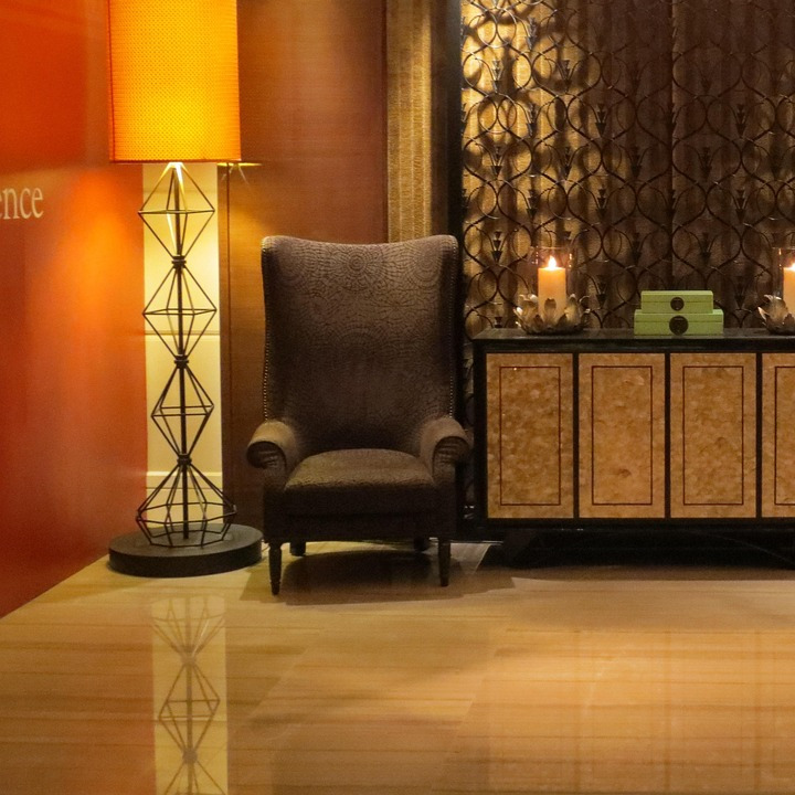 luxury hotel interior lobby
